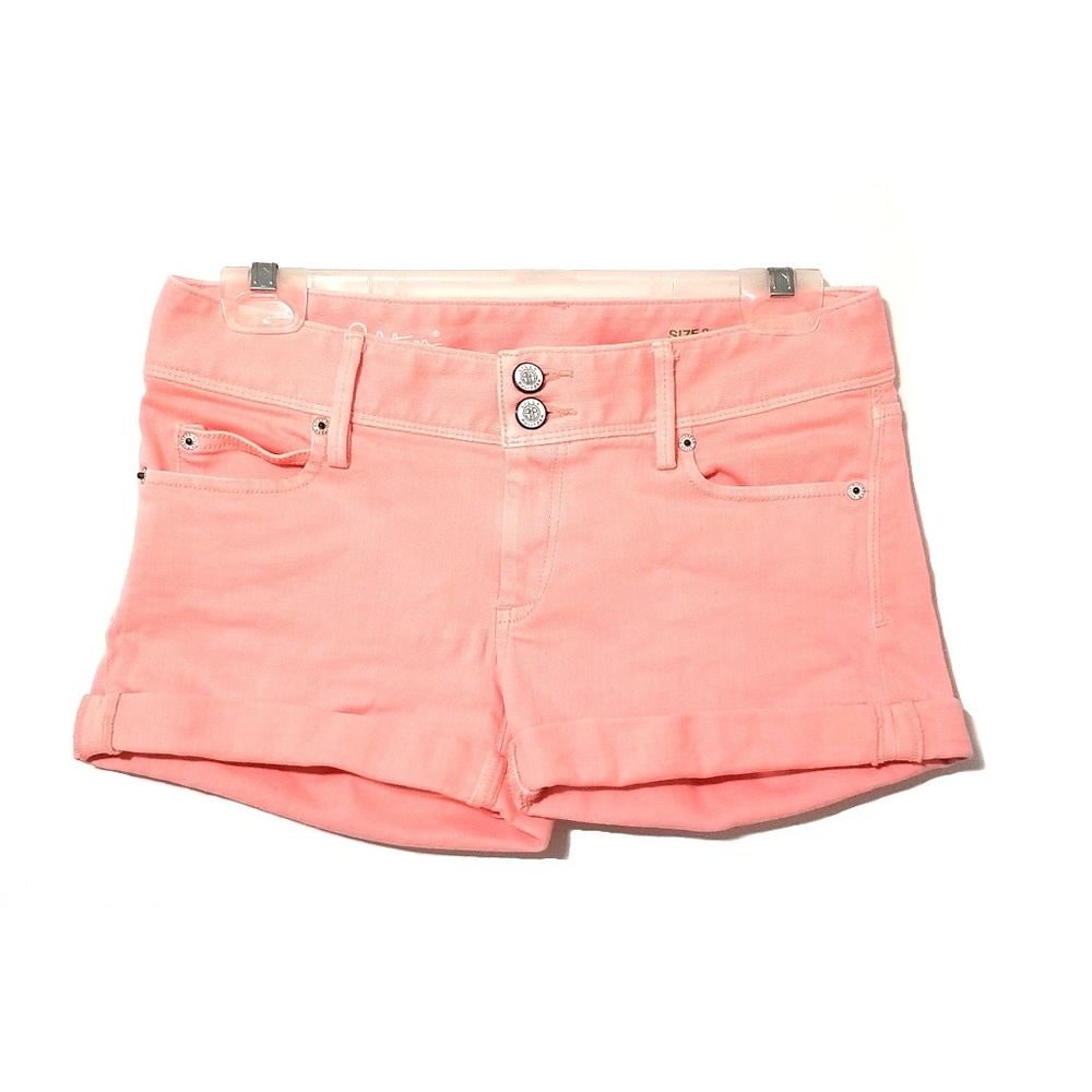 Lilly Pulitzer Coral Denim Clifton Cuffed Shorts